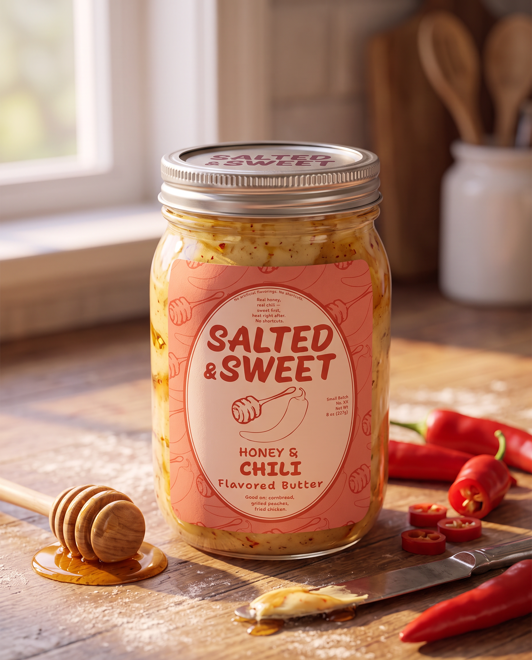 Honey and Chili jar