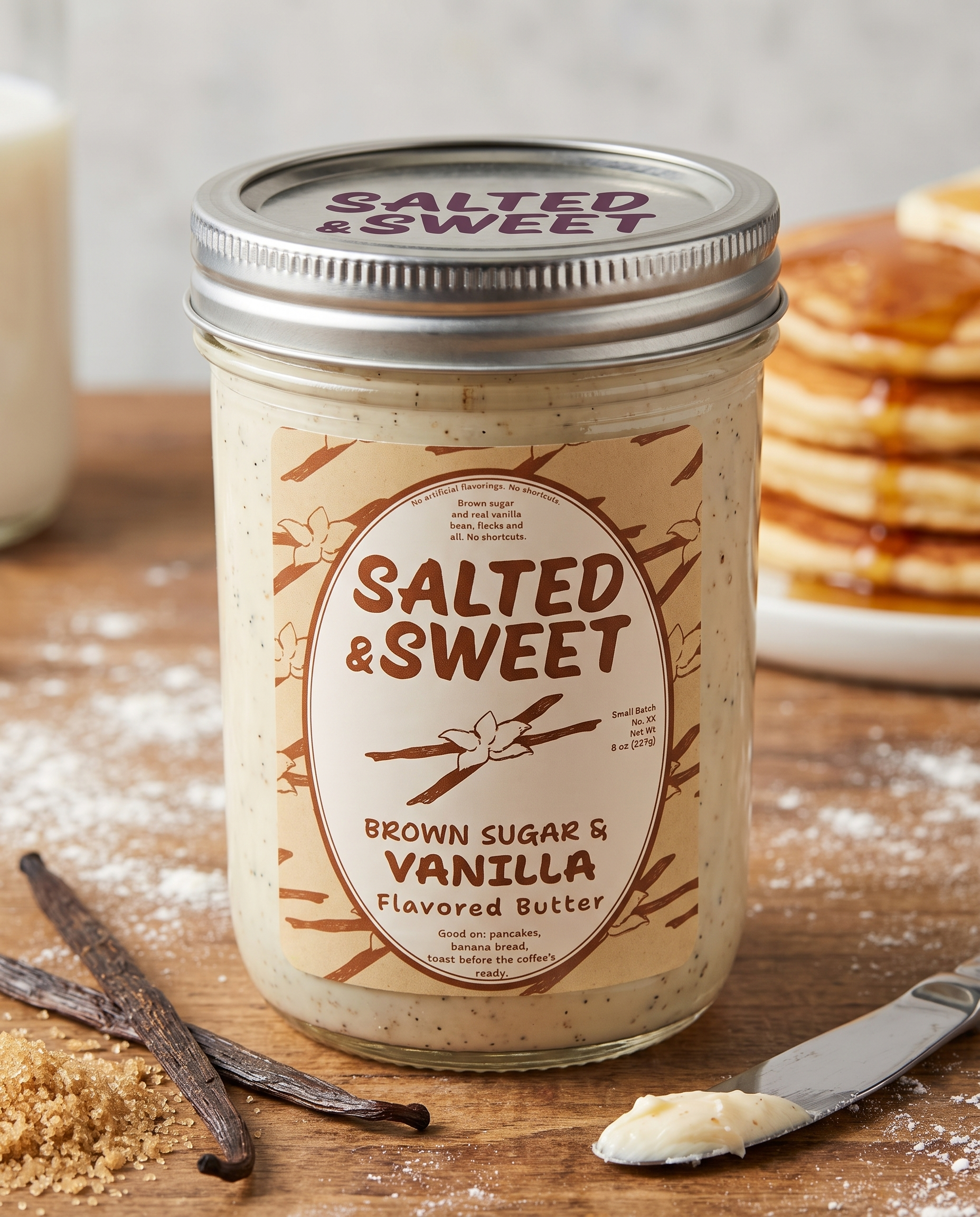 Brown Sugar and Vanilla jar
